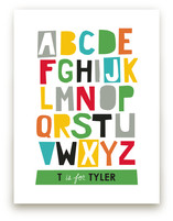 Paper Cut ABCs Art Prints