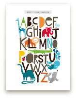 Animals Alphabet Art Prints