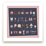 Sweet Treats Alphabet Art Prints