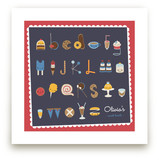 Sweet Treats Alphabet Art Prints