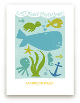 Just Keep Swimming Art Prints