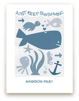 Just Keep Swimming Art Prints