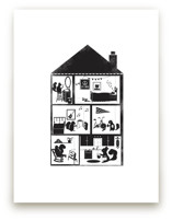 Squirrel House Art Prints