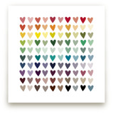 Paper Hearts Art Prints