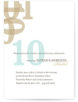 Forever Anniversary Party Invitations Cards
