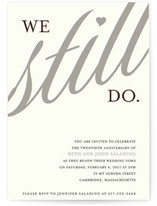 We Still Do Anniversary Party Invitations Cards