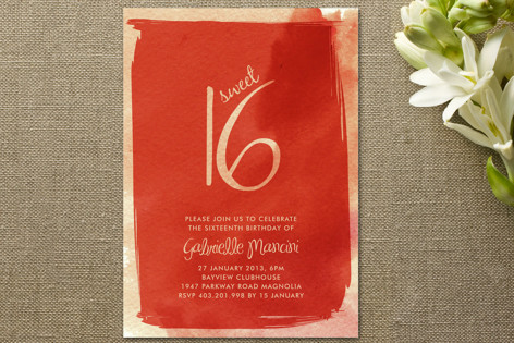 The Artist Party Invitations