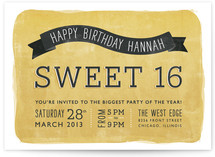 Sweet Type Party Invitations