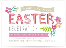 Painted Easter Party Invitations