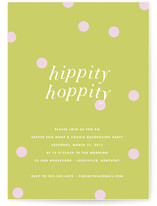 Hippity Hoppity Party Invitations