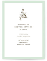 Classic Bunny Party Invitations