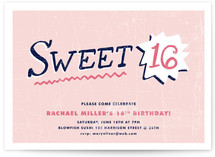 Sweet Sixteen Party Invitations