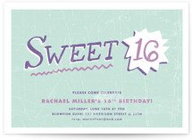 Sweet Sixteen Party Invitations