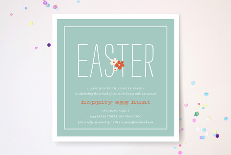 Spring Fling Party Invitations