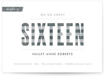 Oh So Sweet Sixteen Party Invitations