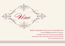 French Vintage Party Invitations