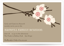 Apple Blossom Party Invitations