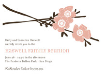 Apple Blossom Party Invitations