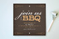 Rustica BBQ Party Invitations