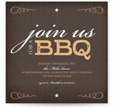 Rustica BBQ Party Invitations