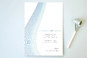 Glass Ribbons Party Invitations
