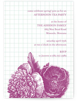 Bibliotheque Party Invitations
