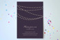 Midnight Vineyard Party Invitations