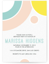 Fractions Party Invitations