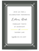 Lattice Party Invitations