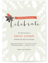Fall Foliage Party Invitations