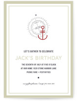 Sea Chart Too Party Invitations