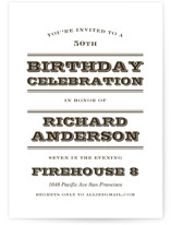 Sophisticated Chevron Party Invitations