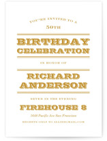 Sophisticated Chevron Party Invitations