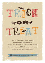 Trick or Treat Party Invitations