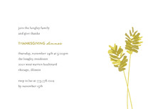WHEATFIELD Party Invitations