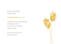 WHEATFIELD Party Invitations