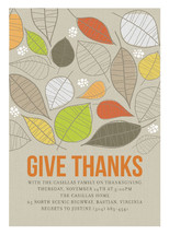 Give Thanks Party Invitations