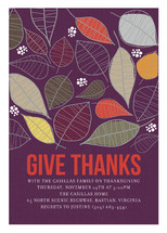 Give Thanks Party Invitations