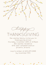 Harvest Branches Party Invitations