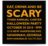 Halloween Block Party Invitations