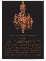 Halloween Chandelier Party Invitations