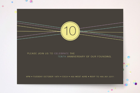 Simply 10 Party Invitations