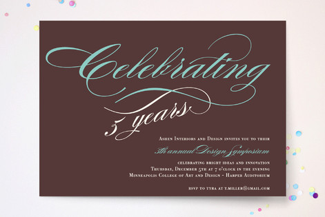 Savvy Celebration Party Invitations