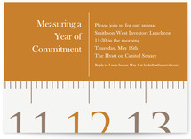 Measuring Tape Party Invitations