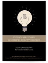 Bright Ideas Party Invitations