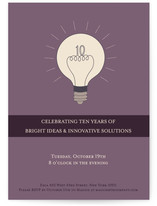 Bright Ideas Party Invitations