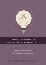 Bright Ideas Party Invitations