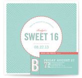 Bright Rays Party Invitations