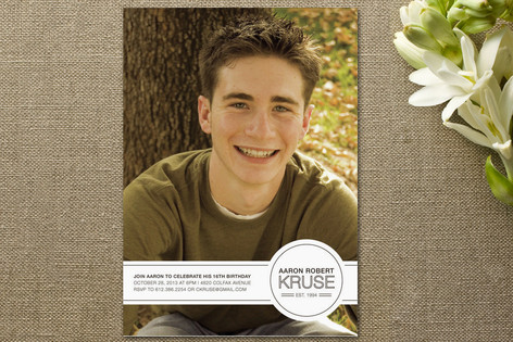 Modern Wrap Party Invitations