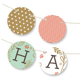 Leaf Berry Bunting Banners